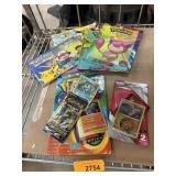 Pokï¿½mon Books, Cards, Packs, and Coin Lot