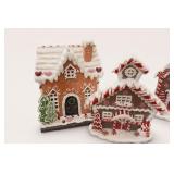 Two Holiday Gingerbread Houses