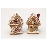 Light-Up Gingerbread House Decor