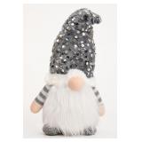 Plush Gnome Decoration with Sequin Hat