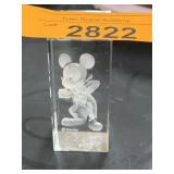 Disney Mickey Mouse 3D Crystal Block