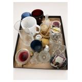 Glassware and Figurines Lot