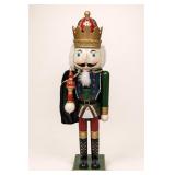 26" Wooden King Nutcracker with Scepter