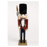 30" Wooden Nutcracker Soldier with Staff