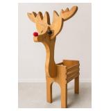 Wooden Reindeer Planter Box