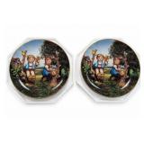 M.I. Hummel Apple Tree Boy & Girl Plates