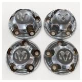 4 Dodge Ram Chrome Wheel Center Caps