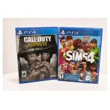 Call of Duty WWII and The Sims 4 PS4 Games