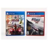 PS4 Games: The Crew 2 & Need for Speed Rivals
