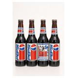 Pepsi Longneck Glass Bottles, Set of 4