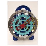 Colorful Gear Mechanism Desk Clock
