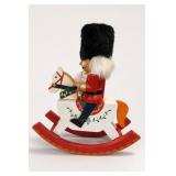 Wooden Nutcracker on Rocking Horse