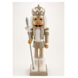 Gold Glitter King Nutcracker Figurine