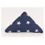 Folded U.S. American Flag