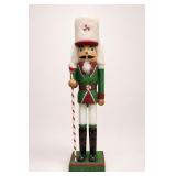 Green Glitter Nutcracker Figurine with Candyc