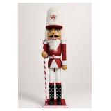 Peppermint Themed Nutcracker Figure