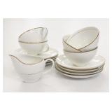 Sonnet Fine China Cup and Saucer Set, Japan