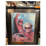 Framed NASCAR Driver Portrait Print