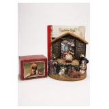 Holiday Style Nativity Scene Figures Set