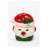 Holiday Snowman Ceramic Candle Holder