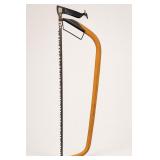 Orange Metal Bow Saw