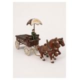 Cast Iron Fresh Fruits & Vegetables Wagon