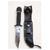 Survival Knife with Sheath and Kit