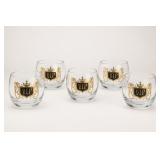Marshall Burns VIP Roly-Poly Glasses, 5pc