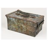 Metal Military Ammo Box With Handle