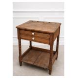 Antique Victorian Wash Commode, Modified