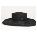 Charlie 1 Horse 10X Black Felt Beaver Hat, Signed