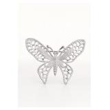 Sarah Coventry Silver-Tone Butterfly Brooch