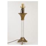 Chapman Brass and Glass Table Lamp