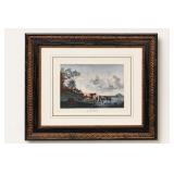 Le Soleil Levant Framed Print 29x25 Inch