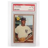 1962 Topps #219 Al Downing PSA 6 EX-MT