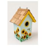 Sunflower Theme Wooden Birdhouse HB