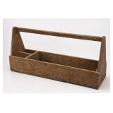 Large Wooden Handled Tool Box
