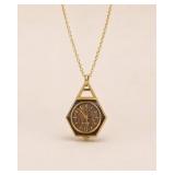 Buler Hexagonal Pendant Watch, Ticks