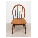 Windsor-Style Wooden Side Chair