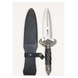 Decorative Twisted Handle Dagger with Sheath