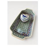 Boleslawiec Polish Pottery Tray and Heart Dish