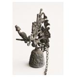 Cast Metal Wall Mount Door Bell With Bellpull