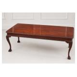 Carved Mahogany Dining Table 96" x 42"