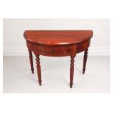 Epic Semi-Circular Wood Console Table