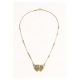 Lady Lucky Genuine Jade Heart Necklace