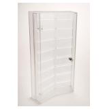 Clear Acrylic Curved Countertop Display Case