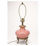 1984 Chapman Pink Ceramic Table Lamp