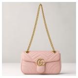 Gucci GG Marmont Matelassï¿½ Pink Leather Bag