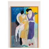 Itzchak Tarkay Figurative Framed Print