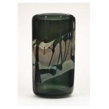 Signed Young Art Glass Vase